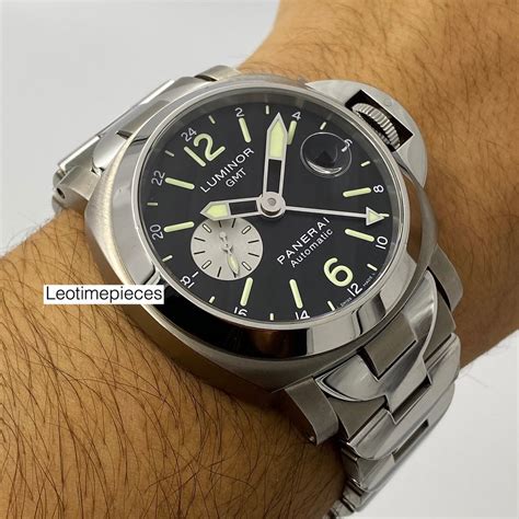 panerai gmt titanium|Panerai luminor gmt 44mm.